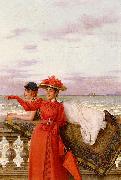 Vittorio Matteo Corcos, Looking Out To Sea